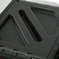 Outsunny Dual Compost Tumbler Bin, Outdoor Tumbling Composter With 24 Ventilation Openings And Steel Legs, 34.5 Gallon Black Steel
