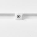 Extended Desktop 10 Drawers Chest Of Drawer Without Handle White Color Vanity White Bedroom Modern Engineered Wood