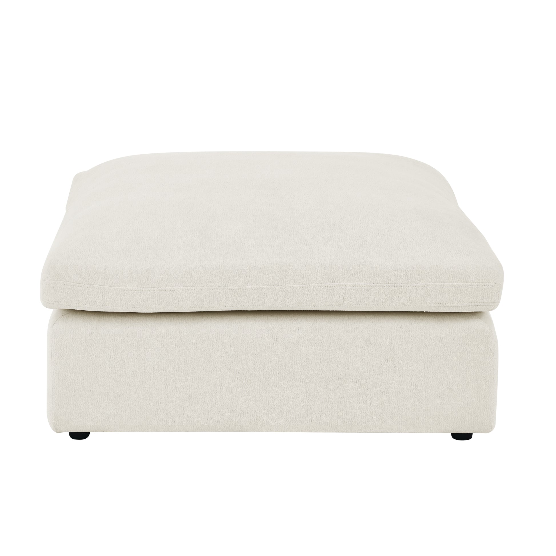 6 Seats Modular L Shaped Sectional Sofa With Ottoman,10 Pillows, Oversized Upholstered Couch W Removabled Down Filled Seat Cushion For Living Room, Chenille Beige Beige Chenille Wood Primary Living Space Soft Pillow Back Eucalyptus Square Arms Foam