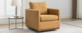 Mid Century Modern Swivel Accent Chair Armchair For Living Room, Bedroom, Guest Room, Office, Mustard Yellow 1 Mustard Yellow Linen
