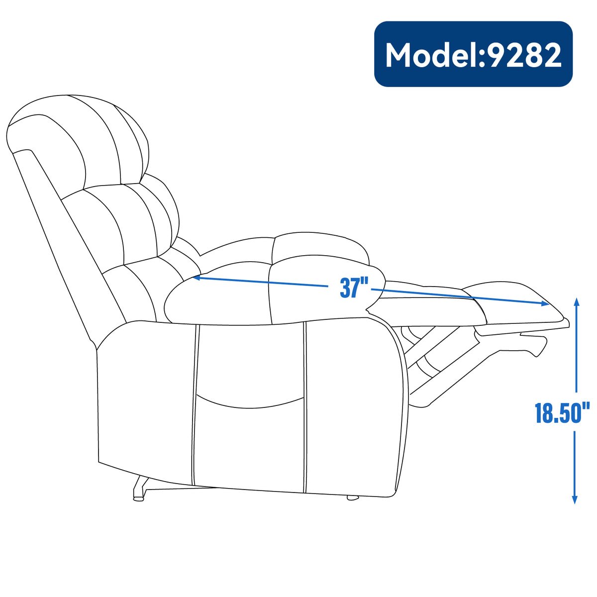 Lift Recliner Chair Heat Massage Dual Motor Infinite Position Up To 350 Lbs Large Electric Power Lift Recliners With Power Remote, Medium Firm And Heavy Duty, Grey White Metal Primary Living Space