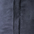 Lara 6.5 Foot Suede Cylindrical Bean Bag, Black Black Microfiber