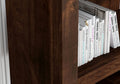 Sausalito 64 Inch High Bookcase, No Assembly Required, Whiskey Finish 6 Brown Brown Standard Horizontal Primary Living Space Closed Back Wood Rustic,Transitional Alder Wood