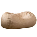 Marlin 6.5 Foot Suede Cylindrical Bean Bag, Tuscany Tuscany Microfiber