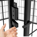 12 Panels Heavy Duty Metal Playpen With Door,39.37