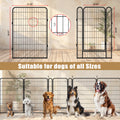 12 Panels Heavy Duty Metal Playpen With Door,39.37