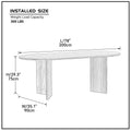 Wood Dining Table Kitchen Table Small Space Dining Table Black Desk Top Black Foam Mdf