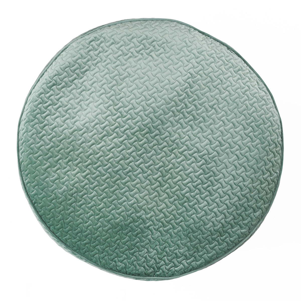 Borroco 4 Foot Short Cylindrical Bean Bag, Teal Teal Velvet