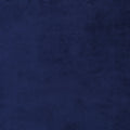 Fila Velveteen 2 Seater Oversized Bean Bag Chair With Armrests, Navy Blue Blue Solid Velvet