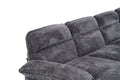 U Shaped Profile Sofa, Including Two Single Seats And Two Chaise, Modular Sofa, Chenille Sofa,Grey Grey Foam Polyester 4 Seat