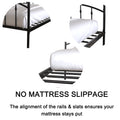 Fox Twin Daybed With Twin Trundle, Black Box Spring Not Required Twin Black Metal Bedroom Daybeds Metal