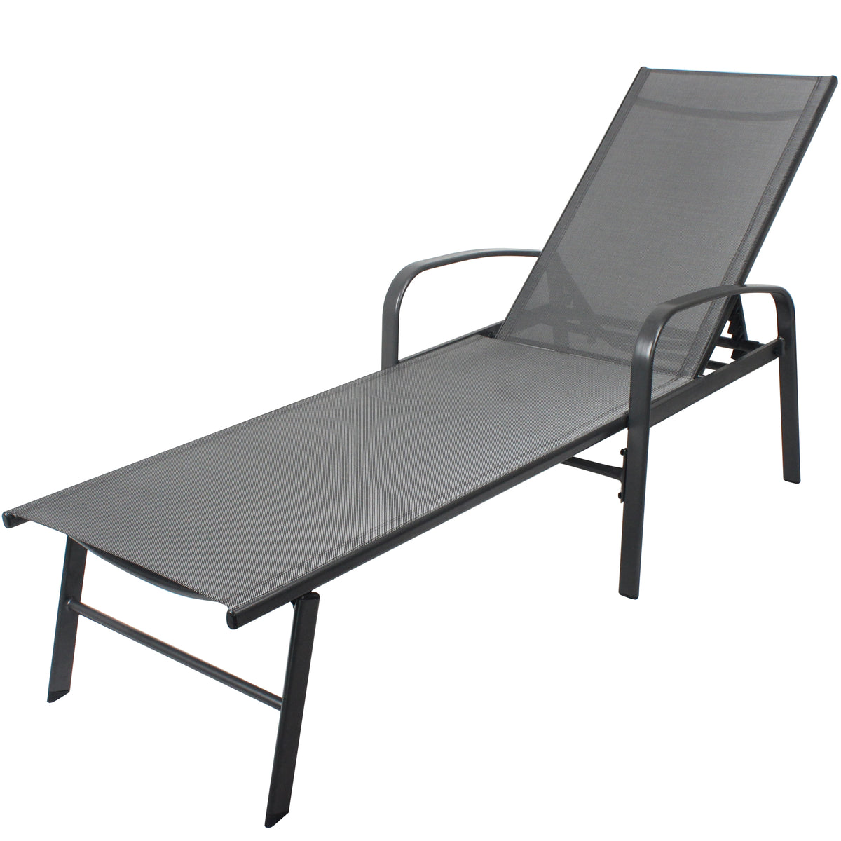 Outdoor Patio Swimming Pool Lounge Gray Color With Pillow Yes Gray Weather Resistant Frame Garden & Outdoor Foam Steel