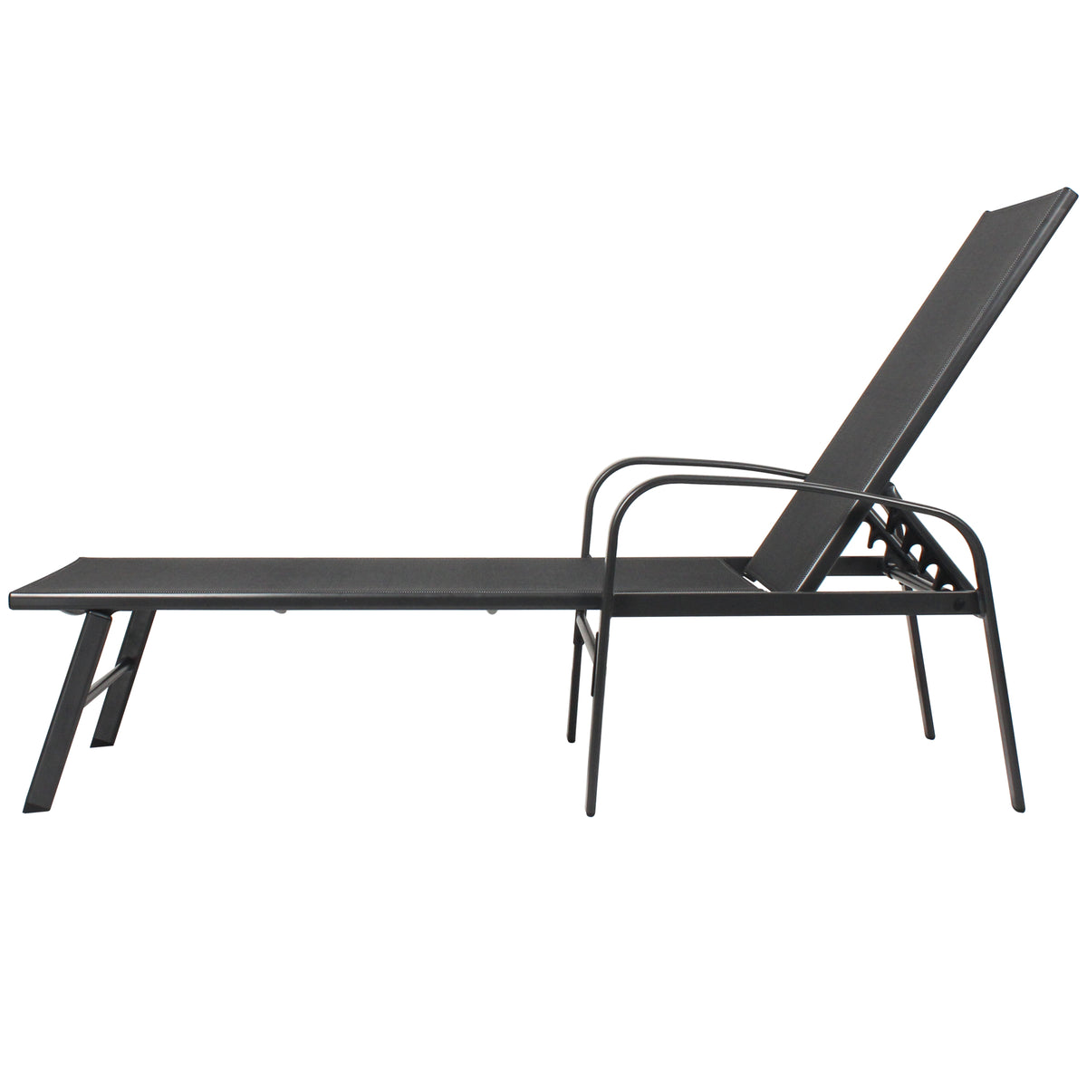 Outdoor Patio Swimming Pool Lounge Gray Color With Pillow Yes Gray Weather Resistant Frame Garden & Outdoor Foam Steel