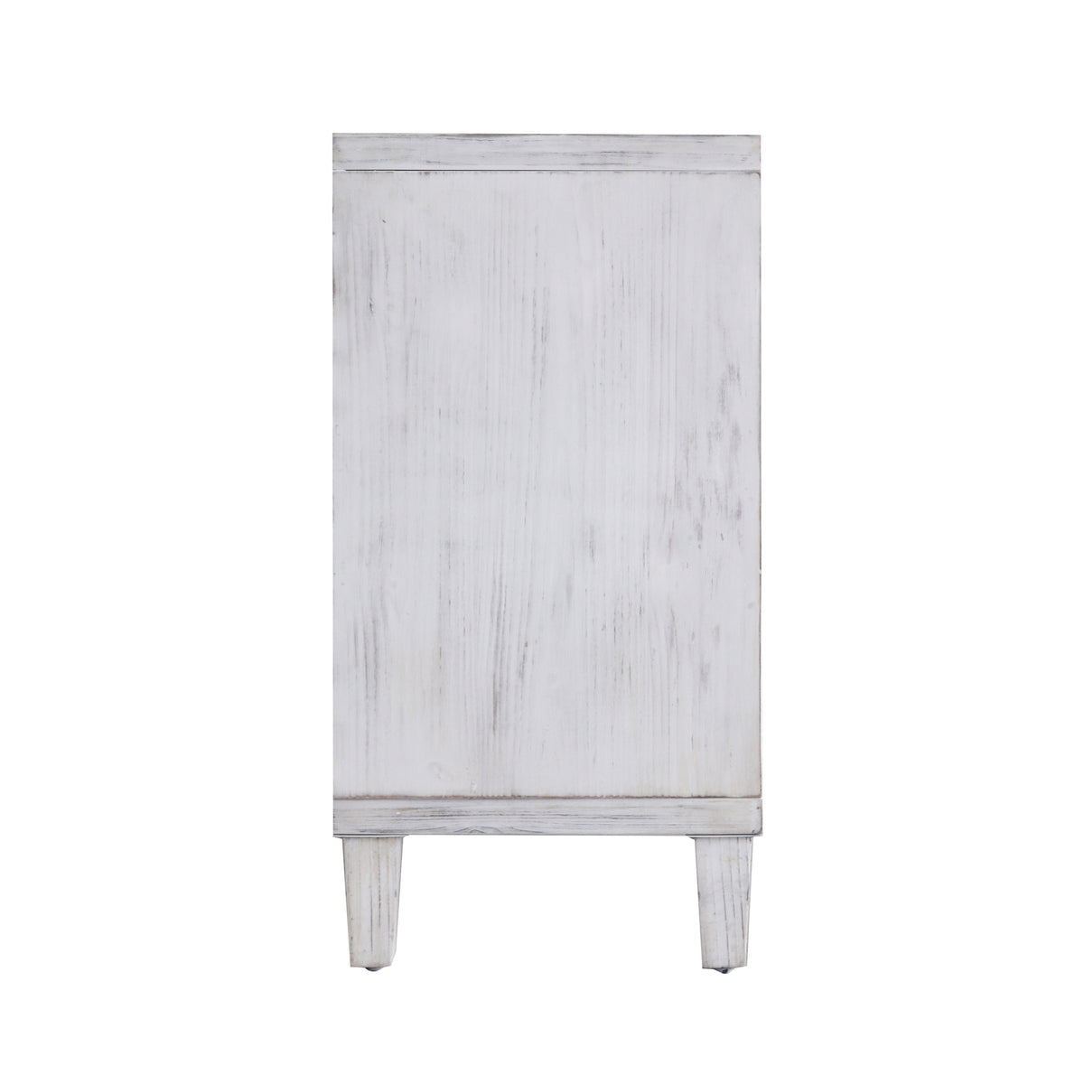 Accent Cabinet 4 Door Wooden Cabinet Sideboard Buffet Server Cabinet Storage Cabinet, For Living Room, Entryway, Hallway, Office, Kitchen And Dining Room, White Wash White Washed Solid Wood Mdf