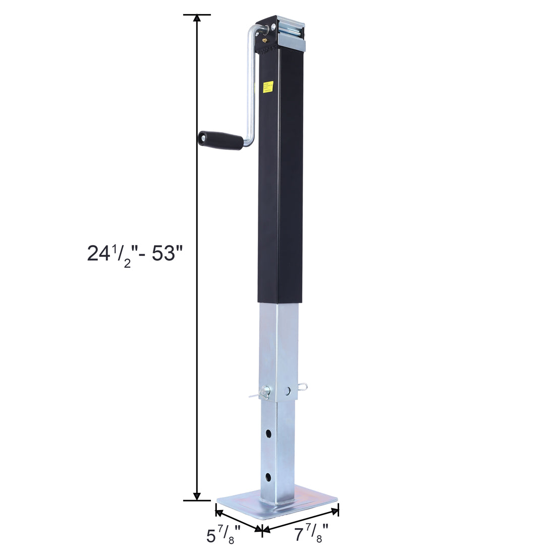 Pro Series Square Jack 8000 Lbsblack Black Steel