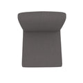 30.25'' Contemporary Fabric Bar Stool, Dark Grey Dark Grey Fabric