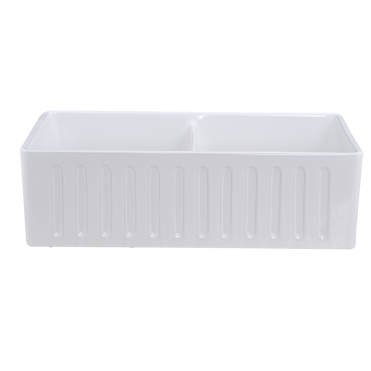 Double Blow White Farmhouse Sink Deep Apron Sink Undermount Farmhouse Kitchen Sink Single Farm Sink White Fireclay