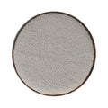 Serenity Round Footstool Cream Foam Wood Fabric