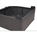 Outdoor Garden Patio Furniture 7 Piece Pe Rattan Wicker Cushioned Sofa Sets And Coffee Table, Patio Furniture Set Outdoor Couch Outdoor Couch Patio Furniture Outdoor Sofa Patio Couch Yes Complete Patio Set Black Blue Rust Resistant Frame Water Resistant