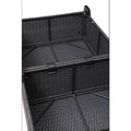 Outdoor Garden Patio Furniture 7 Piece Pe Rattan Wicker Cushioned Sofa Sets And Coffee Table, Patio Furniture Set Outdoor Couch Outdoor Couch Patio Furniture Outdoor Sofa Patio Couch Yes Complete Patio Set Black Blue Rust Resistant Frame Water Resistant
