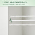 Storage Cabinet Wave Pattern 2 Door With Drawers Buffets & Sideboards For Living Room, Dining Room, Bedroomhall, White, 47.2''W X 15.8''D X 33.5''H. White Particle Board