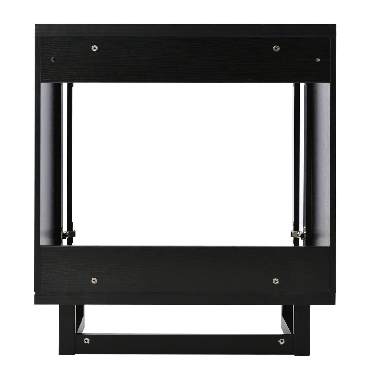Cabinet Only 30" Bathroom Vanity, Black Sink Not Included Black Solid Wood Mdf