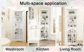 Corner Storage Cabinet, 63.3
