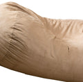 Marlin 6.5 Foot Suede Cylindrical Bean Bag, Tuscany Tuscany Microfiber