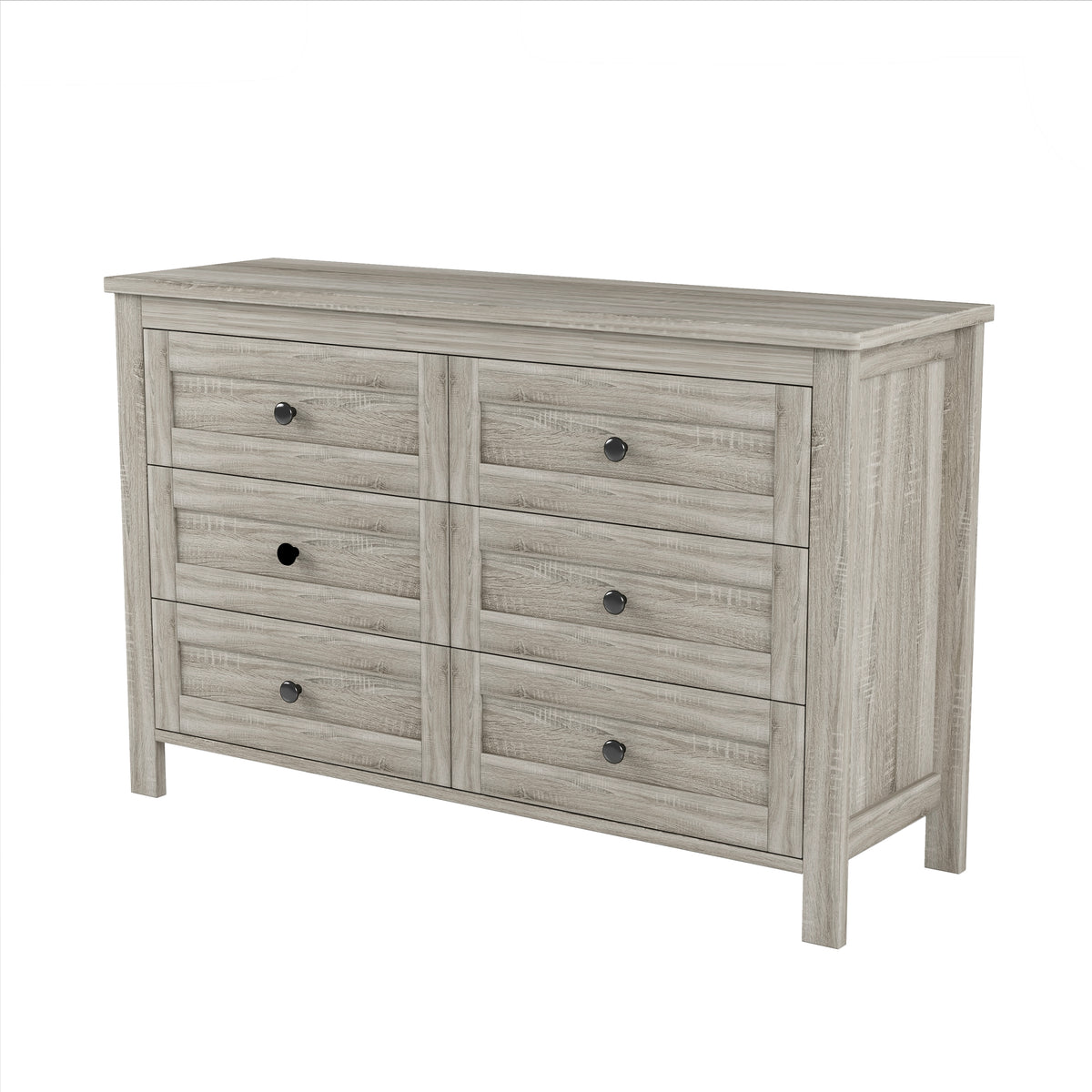 3 Pieces Bedroom Sets Full Size Farmhouse Platform Bed With Double Sliding Door Storage Headboard And Charging Station, Storage Nightstand And Dresser, Antique Gray Full Antique Gray 3 Piece Set Particle Board