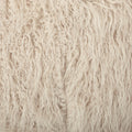 Mahin 5 Foot Rounded Faux Fur Bean Bag, Taupe Taupe Faux Fur