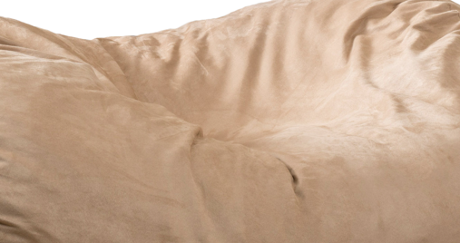 Marlin 6.5 Foot Suede Cylindrical Bean Bag, Tuscany Tuscany Microfiber