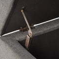 Baltimore Ottoman Dark Gray Fabric