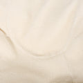 Kavel 3 Foot Rounded Bean Bag, Cream Cream Fabric
