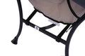 Living Room Chairs Modern Cotton Fabric Lazy Chair, Accent Contemporary Lounge Chair, Single Steel Frame Leisure Sofa Chair With Armrests And A Side Pocket Light Gray02 Light Gray Polyester Metal Primary Living Space Soft Polyester Fiber Pad Fabric 1