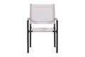 7 Piece Outdoor Patio Set Weather Resistance Wood Plastic Component Wpc Swivel Chairs Al Fresco Dining Set Outdoor Dining Set Dining Table Set Bistro Table Black Steel