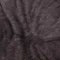 Lily Modern 5 Foot Faux Fur Cozy Bean Bag, Brown Beige Brown Beige Faux Fur