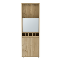 Bar Cabinet Tucson, Living Room, Light Oak Light Oak Particle Board Particle Board