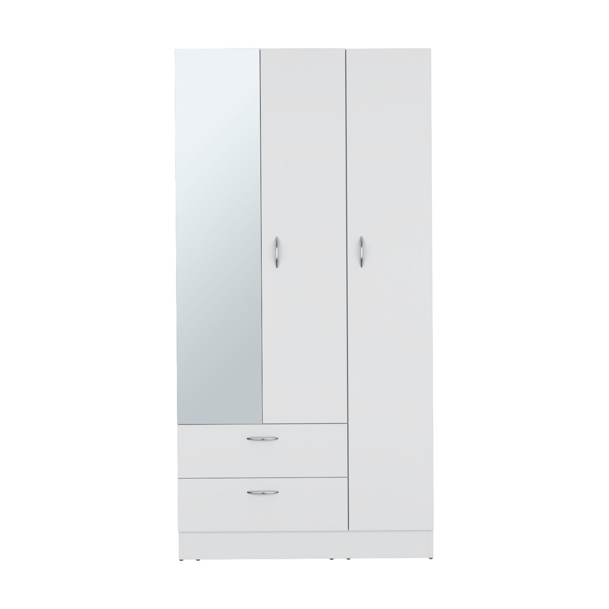 Armoire Haddam, Bedroom, White White Particle Board Engineered Wood