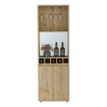 Bar Cabinet Tucson, Living Room, Light Oak Light Oak Particle Board Particle Board