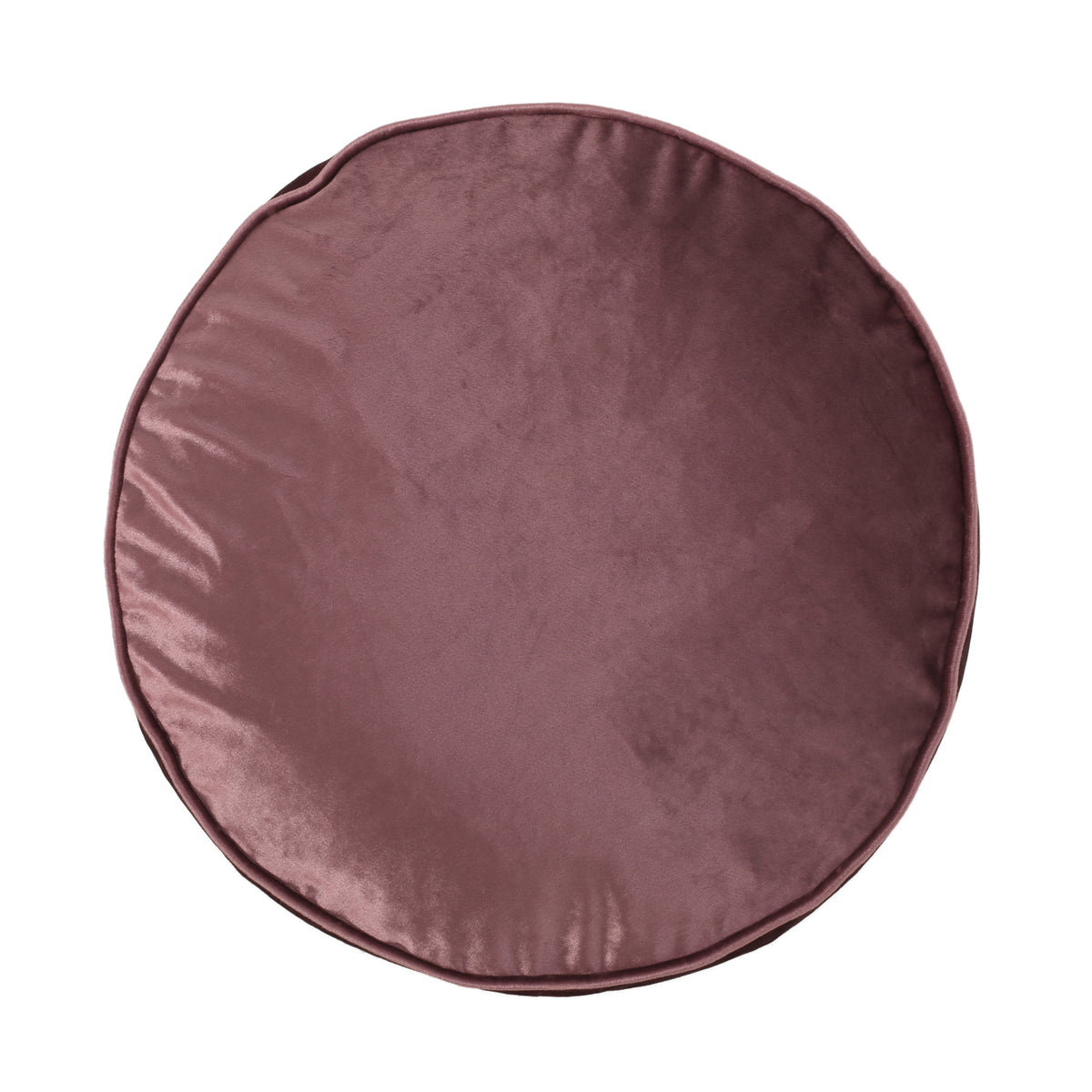 Shimon Cylinder Pouf, Blush Pink Pink Velvet