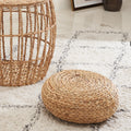 Ludmila Water Hyacinth Woven Tatami Floor Cushion For Zen, Meditation, Yoga And Home Decoration 16