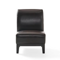 Lennon Kd Slipper Chair Brown Pu