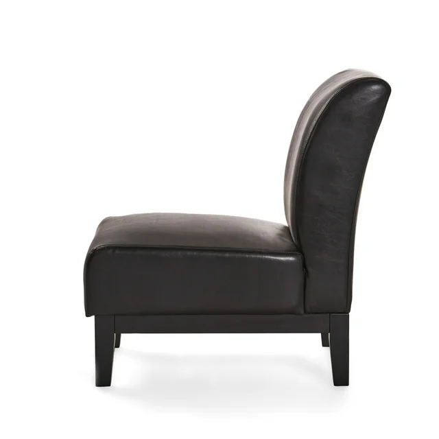 Lennon Kd Slipper Chair Brown Pu