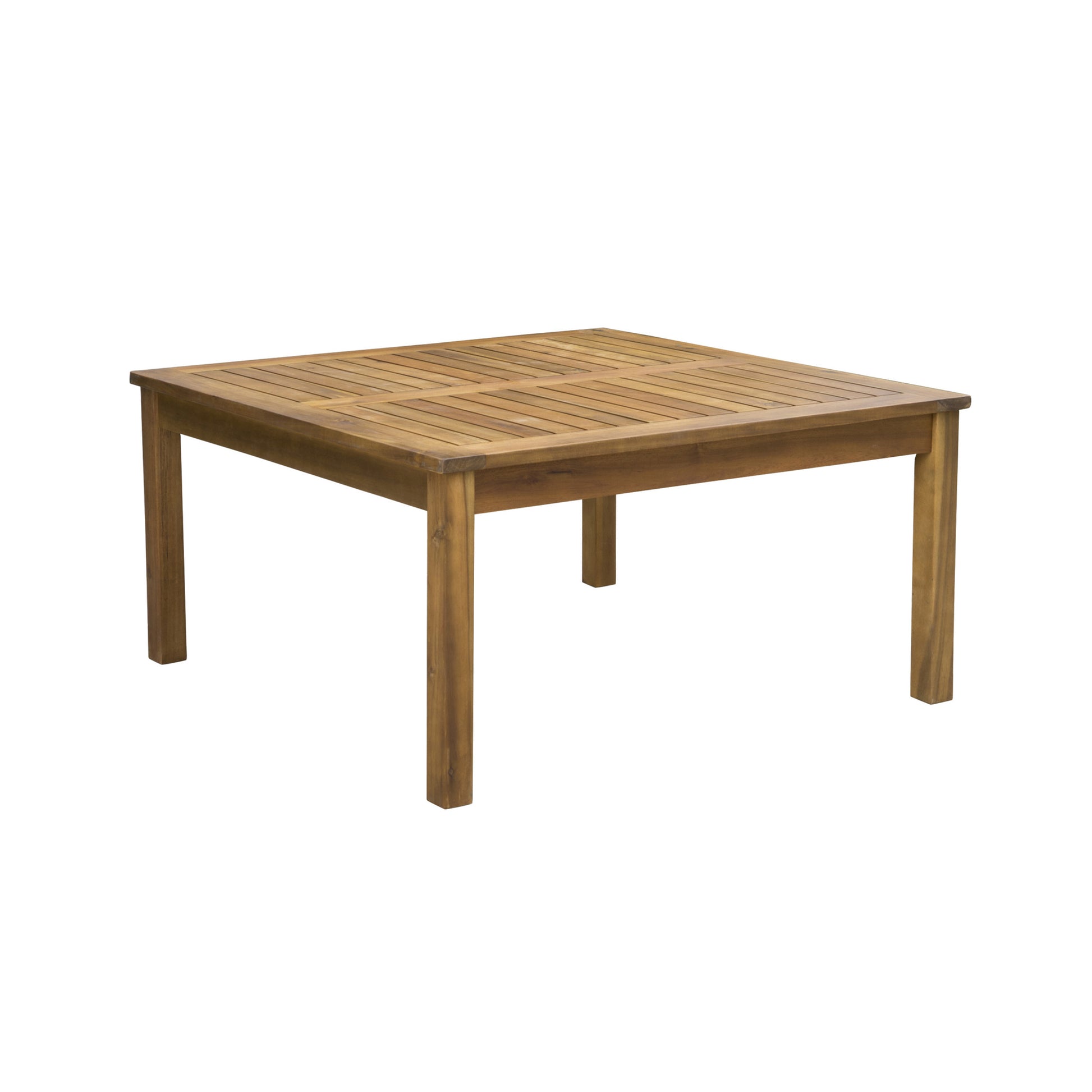Perla 3 Seater Sofa And Table Set, Blue Blue Acacia Wood