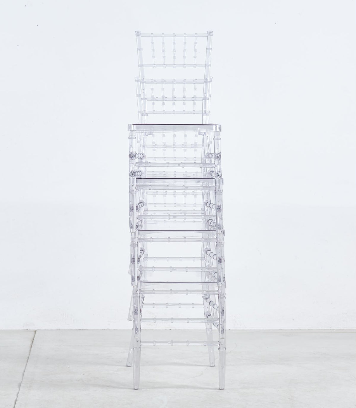Welding Chair,Dining Chair,Set Of 4,Plastic Seat Transparent Plastic