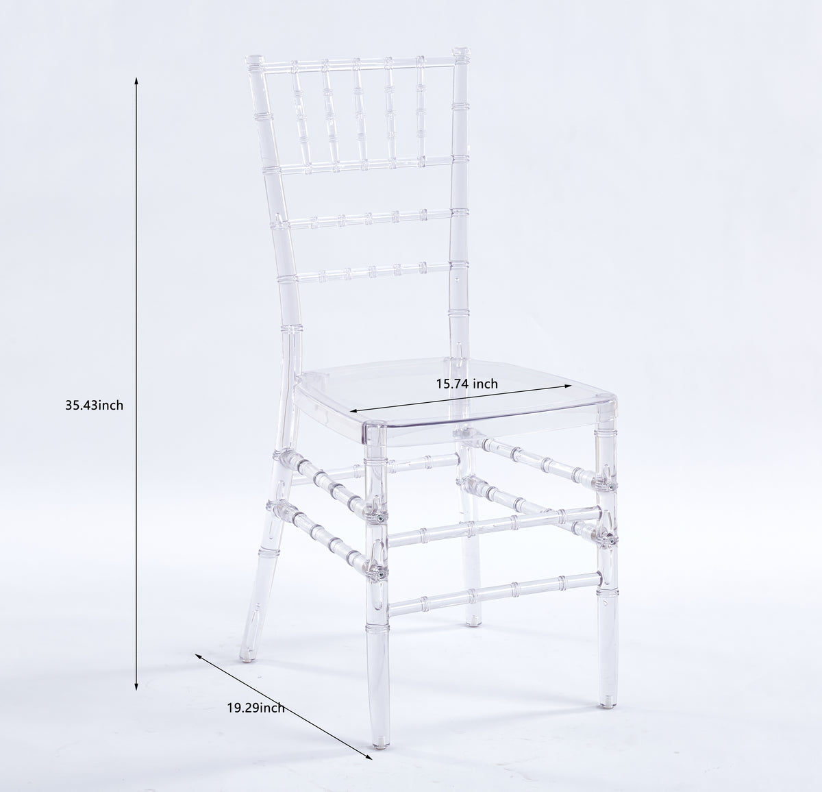 Welding Chair,Dining Chair,Set Of 4,Plastic Seat Transparent Plastic