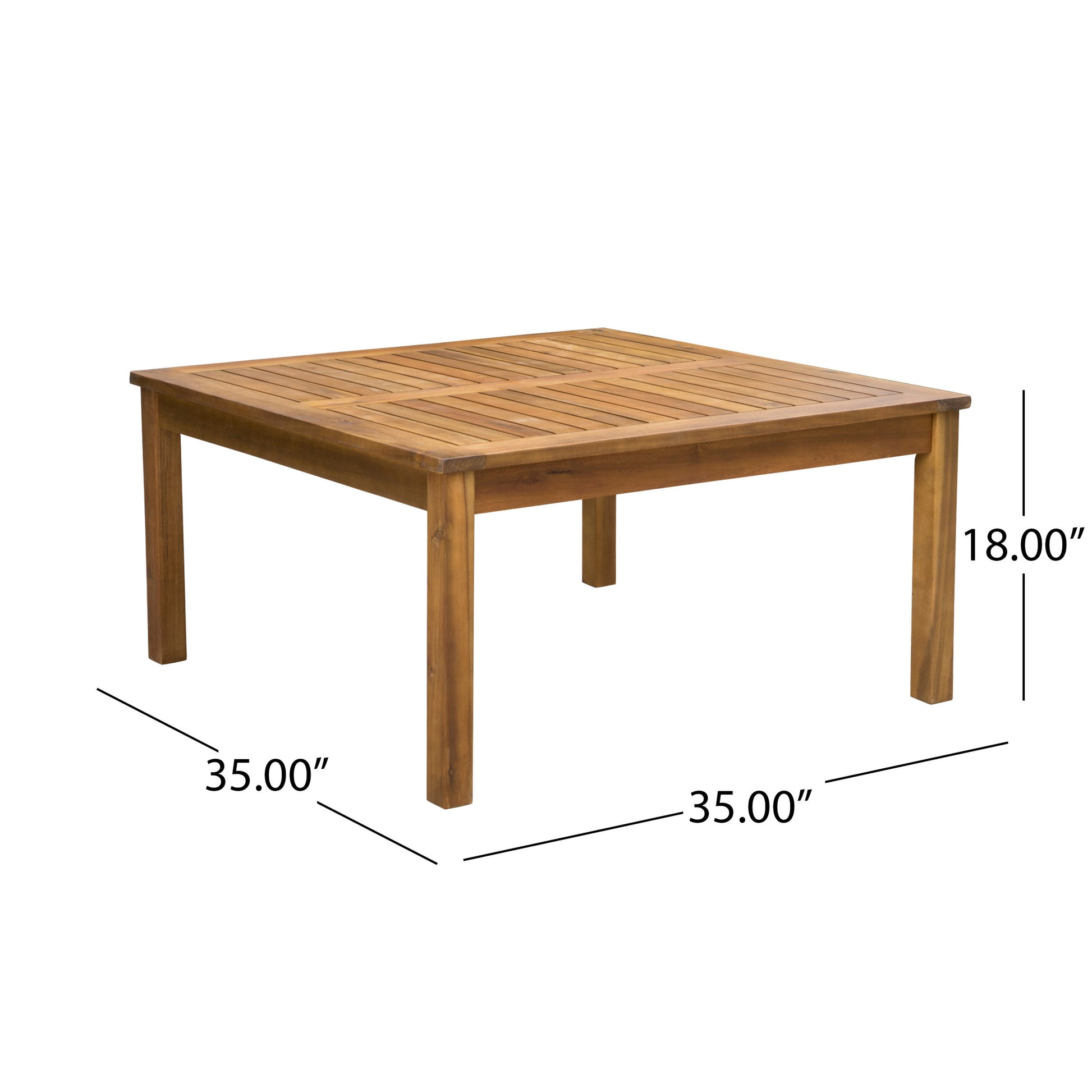 Perla 3 Seater Sofa And Table Set, Blue Blue Acacia Wood
