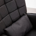 Leather Armchair, Modern Accent Chair High Back, Living Room Chairs With Metal Legs And Soft Padded, Sofa Chairs For Home Office,Bedroom,Dining Room Grey 1Pc Grey Bonded Leather