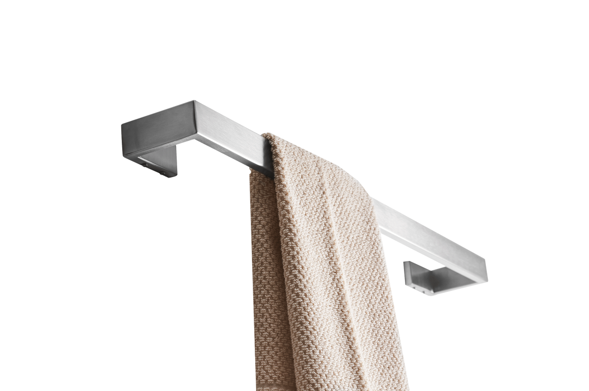 Bathroom Towel Bar, 24 Inch Towel Racks For Bathroom Wall Mounted, Heavy Duty Hand Towel Holder Organizer, Modern Home Decor Towel Rod, Matte Black Single Bar Brushed Nickel Bathroom Antique,Classic,Industrial,Modern Stainless Steel
