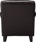 Veronica Kd Tufted Club Chair Brown Pu